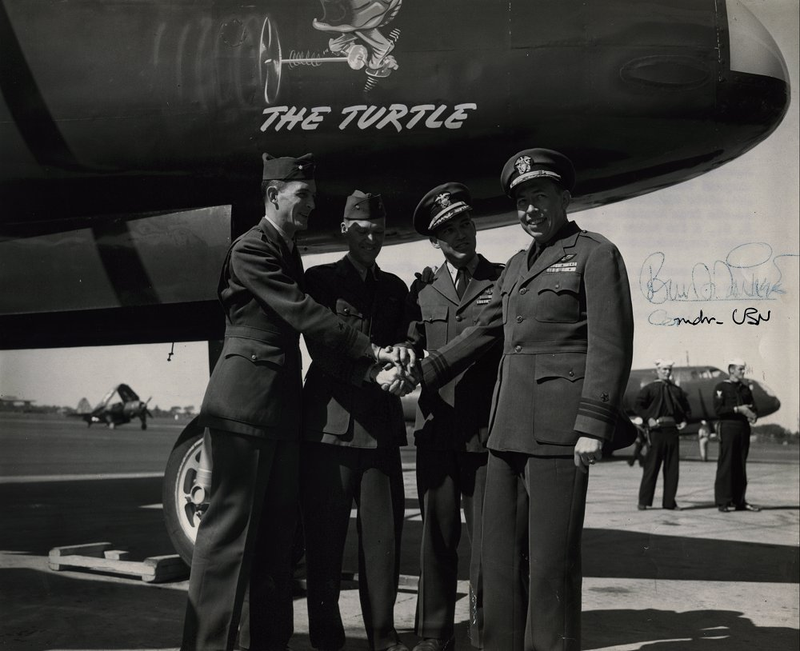 The four pilots, normal crew was eight, who flew the rocked flight.